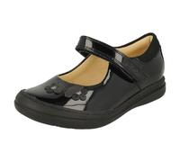 Filles Clarks Scooter Daisy Papillon Détails Chaussures Scolaires