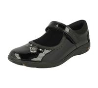 Filles Clarks Smart Coque Détaillé École Chaussures Mer Brillant K