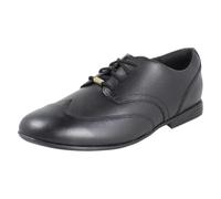 Filles Clarks Traditionnel Cuir Lacet Bout D'Aile École Chaussures - Finja Aile