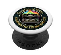 Filles de Bilitis 1955 Lesbian History Pride Type LGBTQ+ PopSockets PopGrip Adhésif