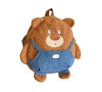 Filles Dessin animé Sac à bandoulière pour enfants Mignon Peluche Shopping Beau sac à bandoulière pour femmes ours Sac à dos pour l'hiver Peluche Sac à bandoulière pour femmes et filles Dessin animé
