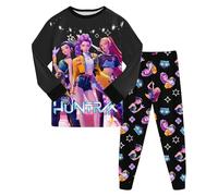 Filles Enfant 2 Pièces Garçons Filles Manches Longues Ensemble 2 pièces Noël pour Enfant Garçons et Pantalon Ensemble Carnaval Ensembles de Enfants des Motifs Exquis Pantalon Unisexe Carnaval Fête