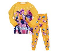 Filles Enfant 2 Pièces Garçons Filles Manches Longues Ensemble 2 pièces Noël pour Enfant Garçons et Pantalon Ensemble Carnaval Ensembles de Enfants des Motifs Exquis Pantalon Unisexe Carnaval Fête