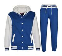 Filles Enfants Garçons Survêtement Baseball Haut Bas Jogging Costume Unisexe