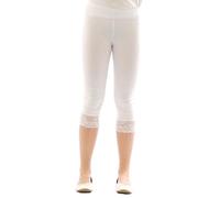 Filles Enfants Legging Pantalons Leggings Capri 3/4 Court avec Dentelle Coton