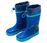 Filles et Garçons Chaussures de Pluie Antidérapant Imperméable Botte Caoutchouc Léger Bottines Fille avec Sympathique Imprimé Bottes en Matériau PVC Détails Réfléchissants pour