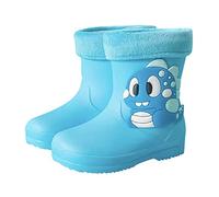 Filles et Garçons Chaussures de Pluie Antidérapant Imperméable Bottines Fille avec Sympathique Imprimé Dessin Animé d'animaux Mignons Mixte Enfant Bottes Neige pour l'exploration en Plein air