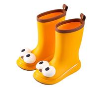 Filles et Garçons Chaussures de Pluie Bottines Impérmeables Bottes Tendance pour Enfants Wellies Style Simple Lumières Clignotantes