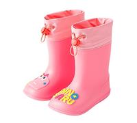 Filles et Garçons Chaussures de Pluie Bottines Impérmeables Semelle Confortable Dessin Animé d'animaux Mignons Matériau PVC Détails Réfléchissants Convient pour la saison des pluies