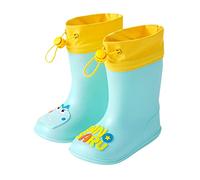 Filles et Garçons Chaussures de Pluie Bottines Impérmeables Semelle Confortable Dessin Animé d'animaux Mignons Matériau PVC Détails Réfléchissants Convient pour la saison des pluies