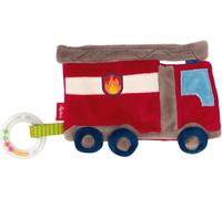 Filles Et Garçons,Doudou D'Activité Crépitant,Pompier,Rouge,42304