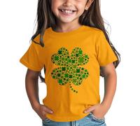 Filles et Garçons St Day Chemise Graphique Tee Confortable Fit for Daily Wear Green Ages 1 15 Chemisier Fille 98, jaune, 2-3 ans
