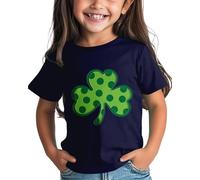 Filles et Garçons St Day Chemise Graphique Thé Confortable Fit for Daily Wear Green Ages 1 15 Bébé Chemisier Fille 56, bleu foncé, 10-11Years