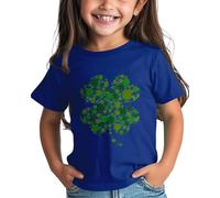 Filles et Garçons St Day T-shirt Graphique Confortable Fit for Daily Wear Green Ages 1 15 Chemisier Fille 98, bleu, 4-5 ans