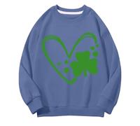 Filles et Garçons Sweats à col rond Printemps et Automne St Day Milieu et Grand Sweat-shirts pour enfants Rétro Personnalité Impression 2D Sweatshirt décontracté pour enfants Pulls sans ventre Filles