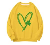 Filles et Garçons Sweats à col rond Printemps et Automne St Day Milieu et Grand Sweatshirts Enfants Rétro Personnalité Impression 2D Sweatshirt Décontracté pour Enfants Pull Abdominal pour Filles