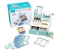 Filles Faire Avant Jouer Supermarché Toy Kid Supermarché Caisse enregistreuse Jouet Jeu Enfants Jeu de Rôle Jeu Enfants Caisse enregistreuse en bois