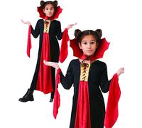 Filles Gothique Vampire Déguisement Enfants Halloween Vampire Costume Dracula