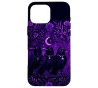 Filles gothiques Un meurtre nocturne de corbeaux Coque pour iPhone 16 Pro Max