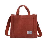 Filles Polyester - Carrés - Style coréen Portable - Sac à bandoulière à une épaule avec cordon de serrage Sacs à bandoulière pour femmes Grand étanche, rouge, Taille unique