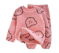 Filles Pyjamas Enfants Simple Doux Surpyjama Haut Top Pantalon VêTements De Maison Cadeau pour Elle Jeunes