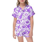 Filles Pyjamas Ensembles de imprimés Simple Doux Surpyjama Haut Pantalons Ensemble VêTements Maison Idée Cadeau pour et GarçOns