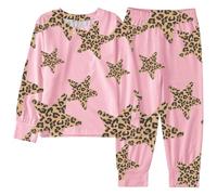 Filles Pyjamas Pyjama Ensemble Manches Longues Ensembles de Fille et Ado Costume Vêtement Nuit Enfant en Bas Ge Deux PièCes Idée Cadeau pour GarçOns
