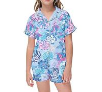 Filles Pyjamas Pyjama Ensemble Manches Longues Ensembles de Fille et Ado Kids Unisex Coton VêTements Maison Coffret Nuit d'hiver pour Enfants Adultes