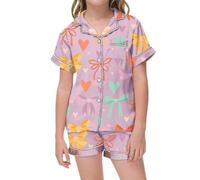 Filles Pyjamas Pyjama Ensemble Manches Longues Simple Doux Surpyjama Costume Vêtement de Nuit VêTements Maison Idée Cadeau pour Enfants et Adultes