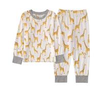 Filles Pyjamas Pyjama Ensemble Manches Longues Simple Doux Surpyjama Haut Top Pantalon 2 Pièces Bien serré Coupe troite Cadeau pour Elle Enfant ou Ado