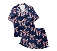 Filles Pyjamas vêtements de Nuit Manches Longues Ensemble Pyjama en Coton Haut Pantalons Enfant Bas Ge Deux PièCes Coffret d'hiver pour Enfants ou Ado