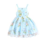 Filles Robes Princesse été sans Manches Enfants Retour Noeud Papillon d'été Coton Loisirs de Fête Col Rond Swing Robe pour Fille Robes de Fête Soirée Ceremonie Vacances Pas Cher 0-4 ans