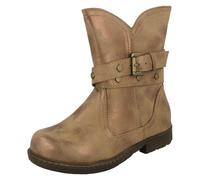 Filles Spot On Bottines Avec Boucle Design - H4R103