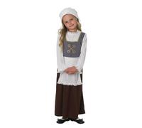 Filles Victorien Soubrette Déguisement Enfants Tudor Monde Livre Jour