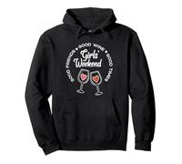 Filles Weekend Good Friends Wine Times Vacances Summer Women Sweat à Capuche