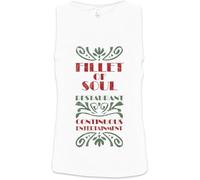 Fillet of Soul Restaurant Men Tank Top Training Gym Vest Shirt(Medium)