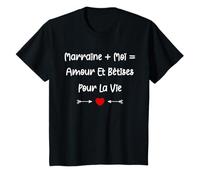 Filleul Amour et bêtises pour la vie marraine Filleule T-Shirt