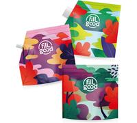 FILLGOOD - Lot de 3 Sacs à Vrac réutilisables - Pour Transporter et Conserver des Aliments secs - Pour Les achats en Vrac - Fabrication Française