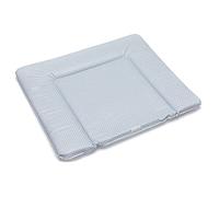 Fillikid Baby Softy Matelas à langer, doux, lavable, avec bordure, pour commode à langer, petits points, gris, 75 x 85 cm