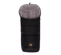 Fillikid Chancelière Peak en Polaire Douce pour Poussette, Buggy ou Poussette Sport - Chancelière Hiver pour Bébé - Noir