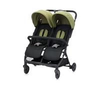 Fillikid Poussette double et double - seulement 10,2 kg et 78 cm étroite, avec position allongée, sièges réglables indépendamment, harnais à 5 points et suspension - Charge maximale : 30 kg
