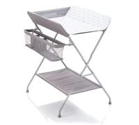 Fillikid Table a Langer Pliante, Transportable - Gris à Pois