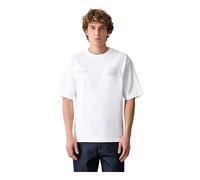 Filling Pieces - Bridge The Gap Boxy Tee - Homme - Tops - Blanc - Taille: XL