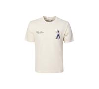 Filling Pieces T-Shirt 'Breaking Bread' crème / opal / marron / kiwi, Taille M