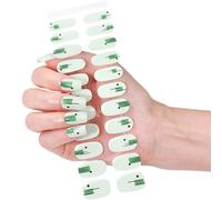 Film à ongles en gel facile à appliquer Couverture complète à coller Manucure Pas de lampe nécessaire Manucure Indispensable pour un usage domestique
