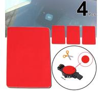 Film Adhésif En Silicone Pour Capteur De Lumière De Pluie De Voiture,Coussin De Pare-Brise,Kit De Réparation De De Pare-Brise,Ruban Adhésif,Accessoires De Style,4 Pièces
