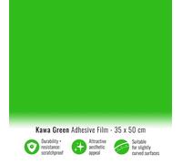 Film Adhésif - Kawasaki - Vert - 35 x 50 cm - Résistant aux rayures - Haute qualité