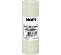 Film adhésif NOPI Shrink Tower transparent 19 mm x 66 m