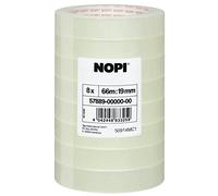 tesa 57889-00000-00 Film adhésif transparent (L x l) 66 m x 19 mm 8 pc(s)