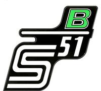 Film adhésif pour capot latéral "S51 B" - Vert